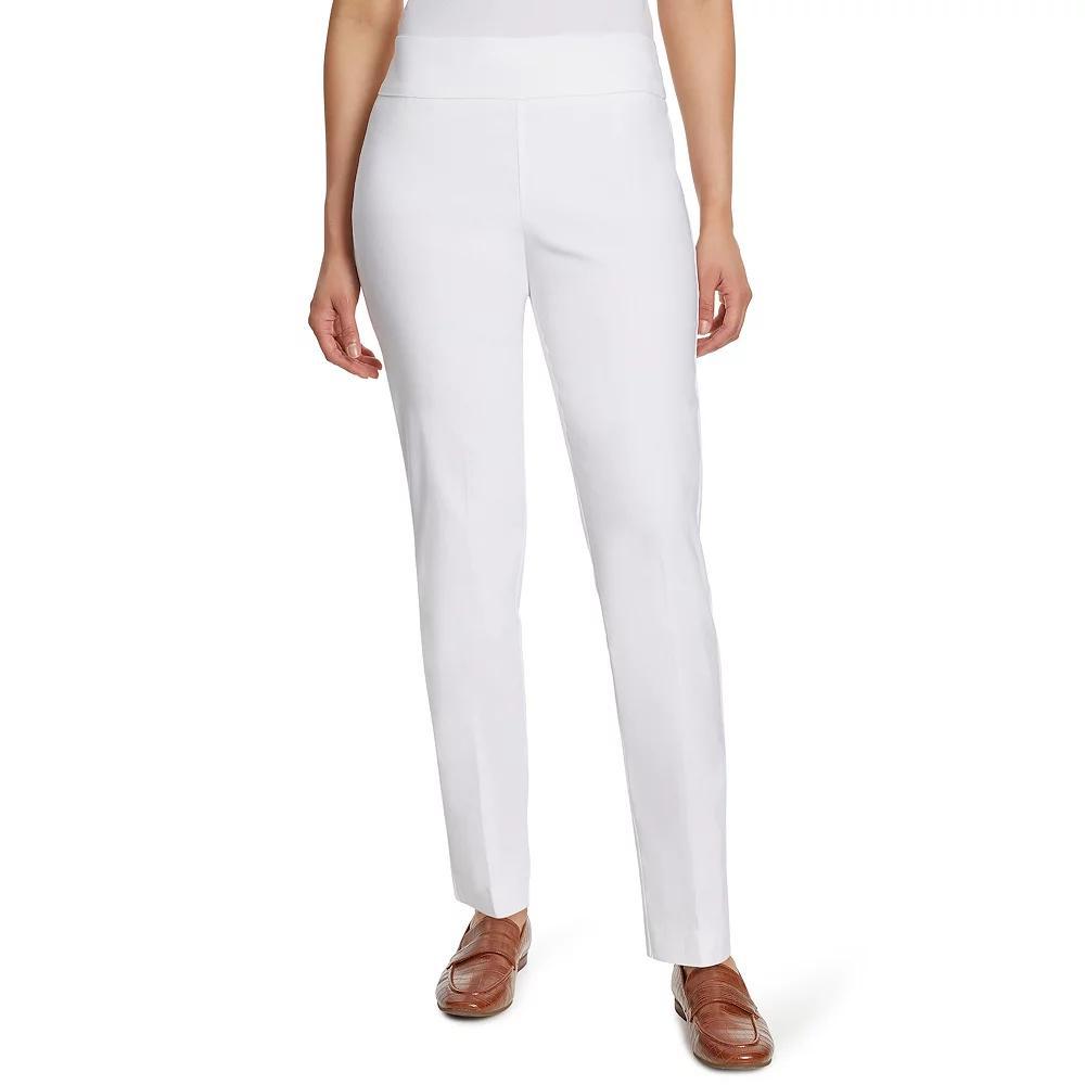 Women's Gloria Vanderbilt Pull-On Trousers, Size: 16 Regular, Vintage White Product Image
