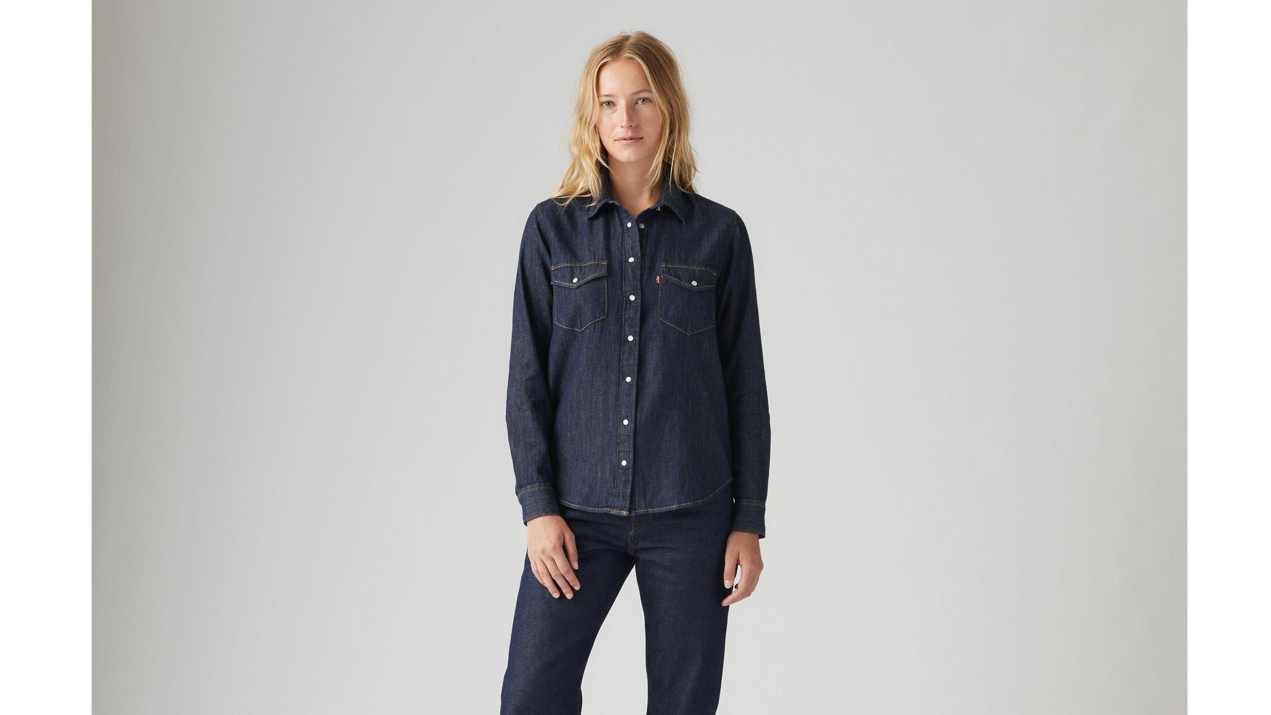 Iconic Western Denim Shirt Product Image