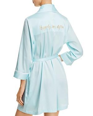 kate spade new york Happily Ever After Charmeuse Bridal Wrap Robe Product Image