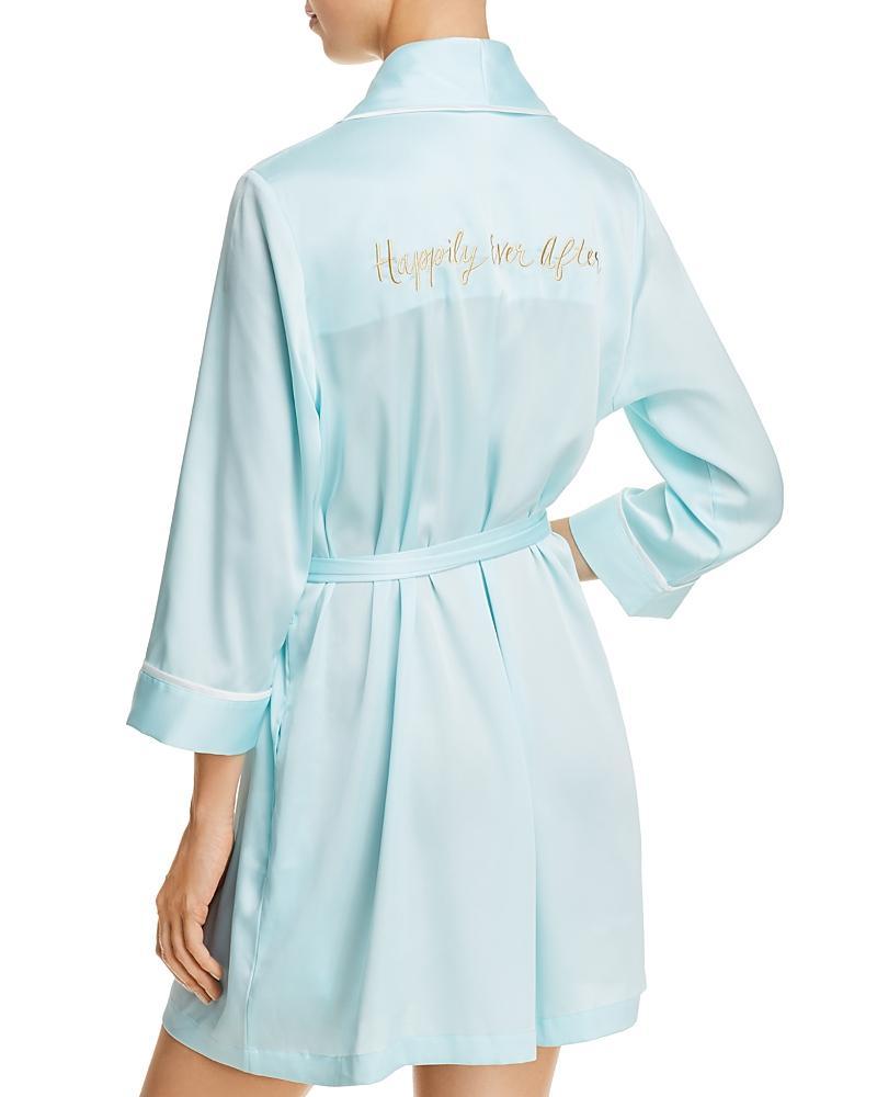 kate spade new york Happily Ever After Charmeuse Bridal Wrap Robe Product Image