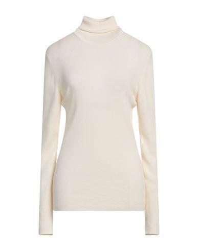 MAGDA BUTRYM Woman Turtleneck Ivory Size 4 Cashmere, Wool, Silk In White Product Image