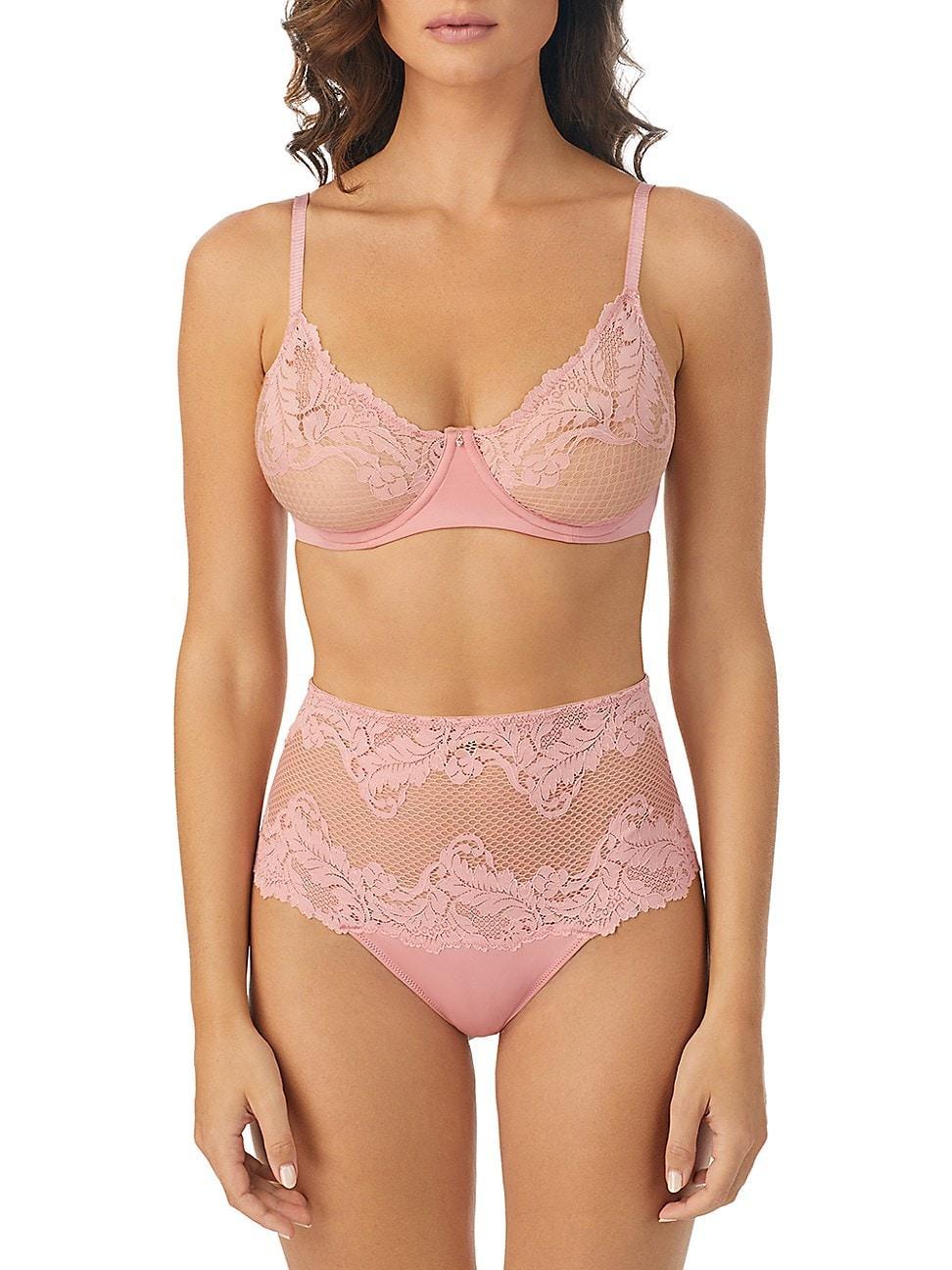 Le Mystere Lace Allure Unlined Scoop Neck Adjustable Bra Product Image