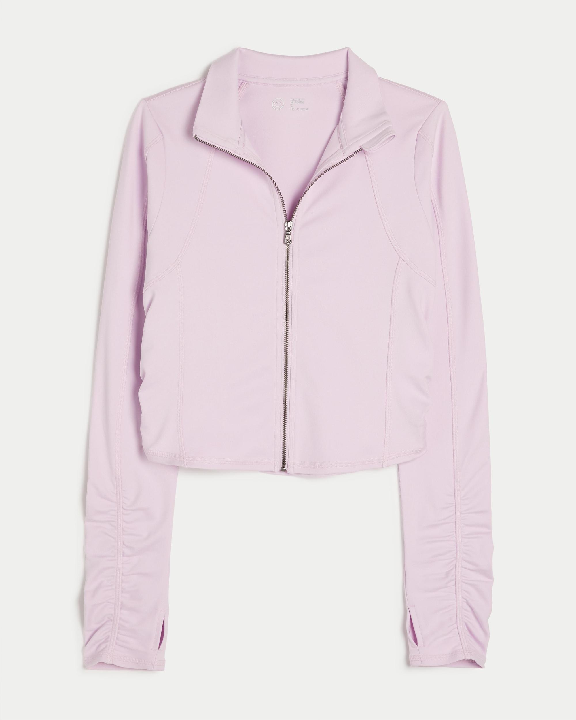 Gilly Hicks Active Recharge Crop Zip-Up Jacket Product Image