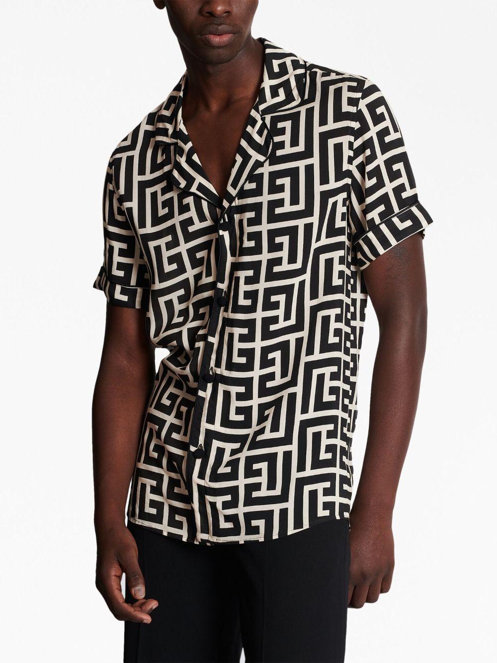 monogram-print pyjama top Product Image