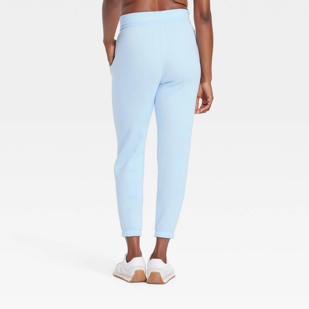 Womens Fleece High-Rise Jogger Sweatpants - All In Motion Blue XL Product Image