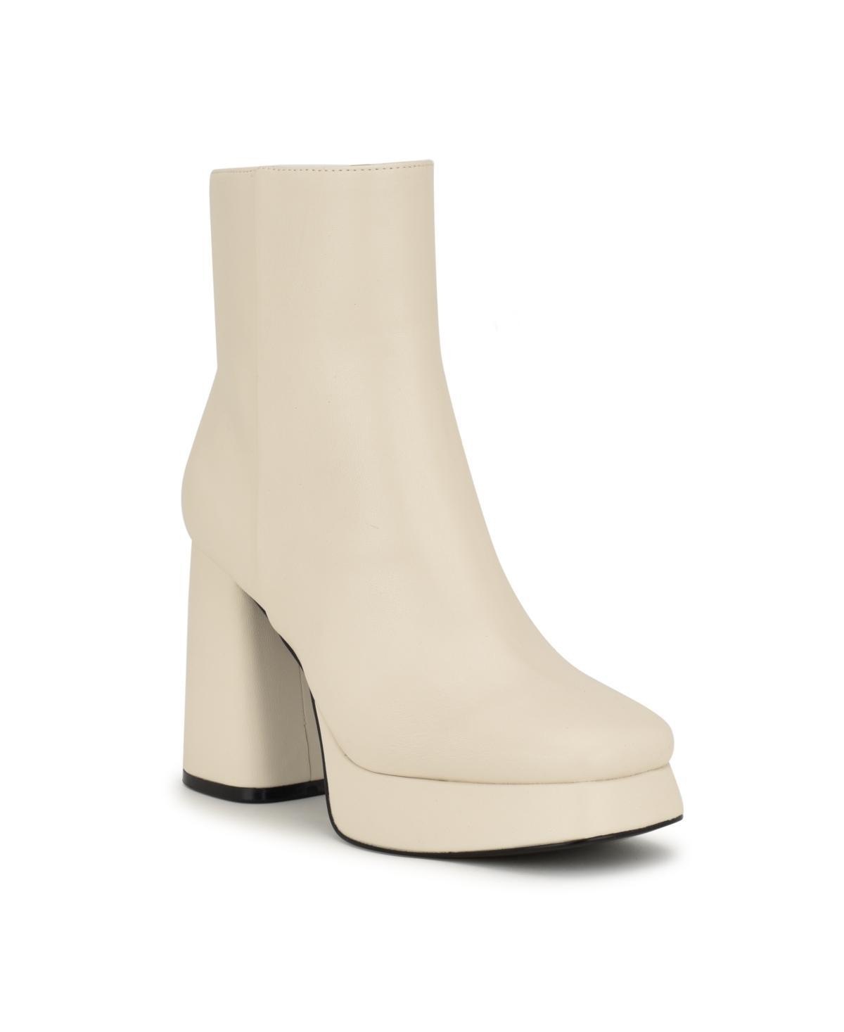 Nine West Velo Womens Flared Block Heel Dress Boots Product Image