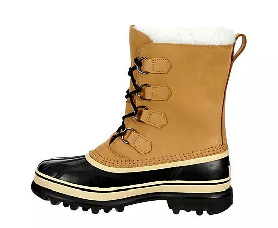 Sorel Mens Caribou Waterproof Nubuck Leather Cold-Weather Boots Product Image