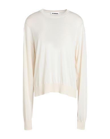 JIL SANDER Woman Sweater Ivory Size 4 Cashmere, Virgin Wool, Silk Product Image