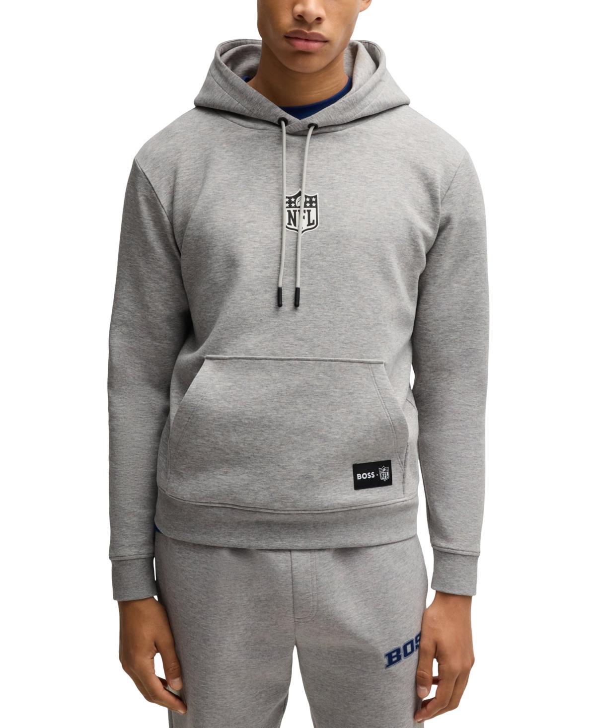 Unisex Hugo Boss Heather Gray Los Angeles Rams Woodson Tri-Blend Hoodie, Adult Unisex, Size: XL, Grey Product Image