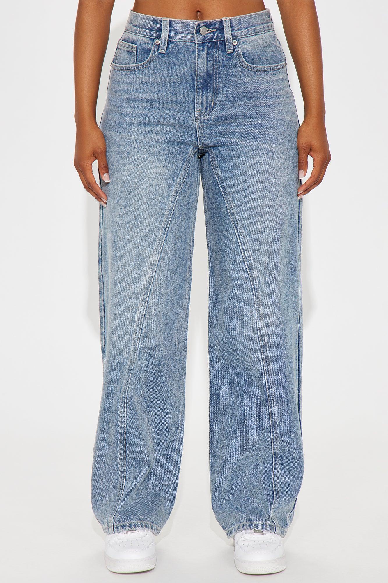 Seams Like Fun Straight Leg Jeans - Light Wash Female Product Image