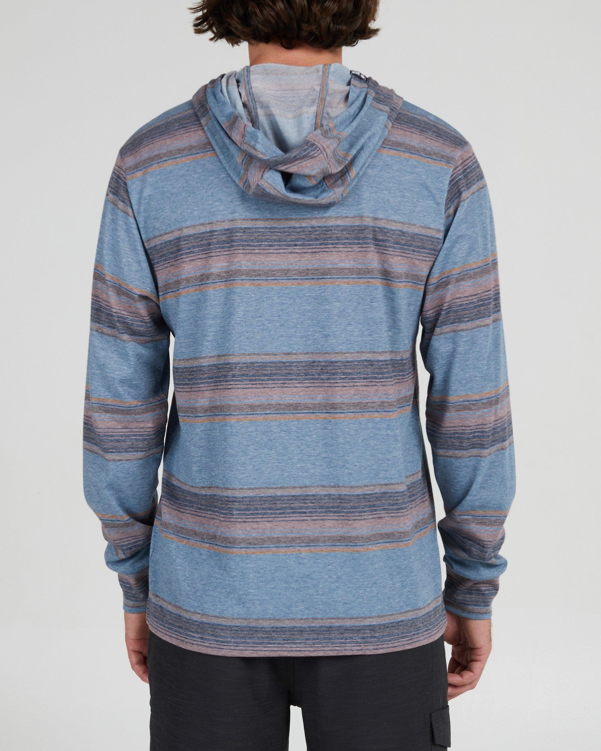 Outskirts UV Sunshirt Hoodie - Slate Heather Male Product Image