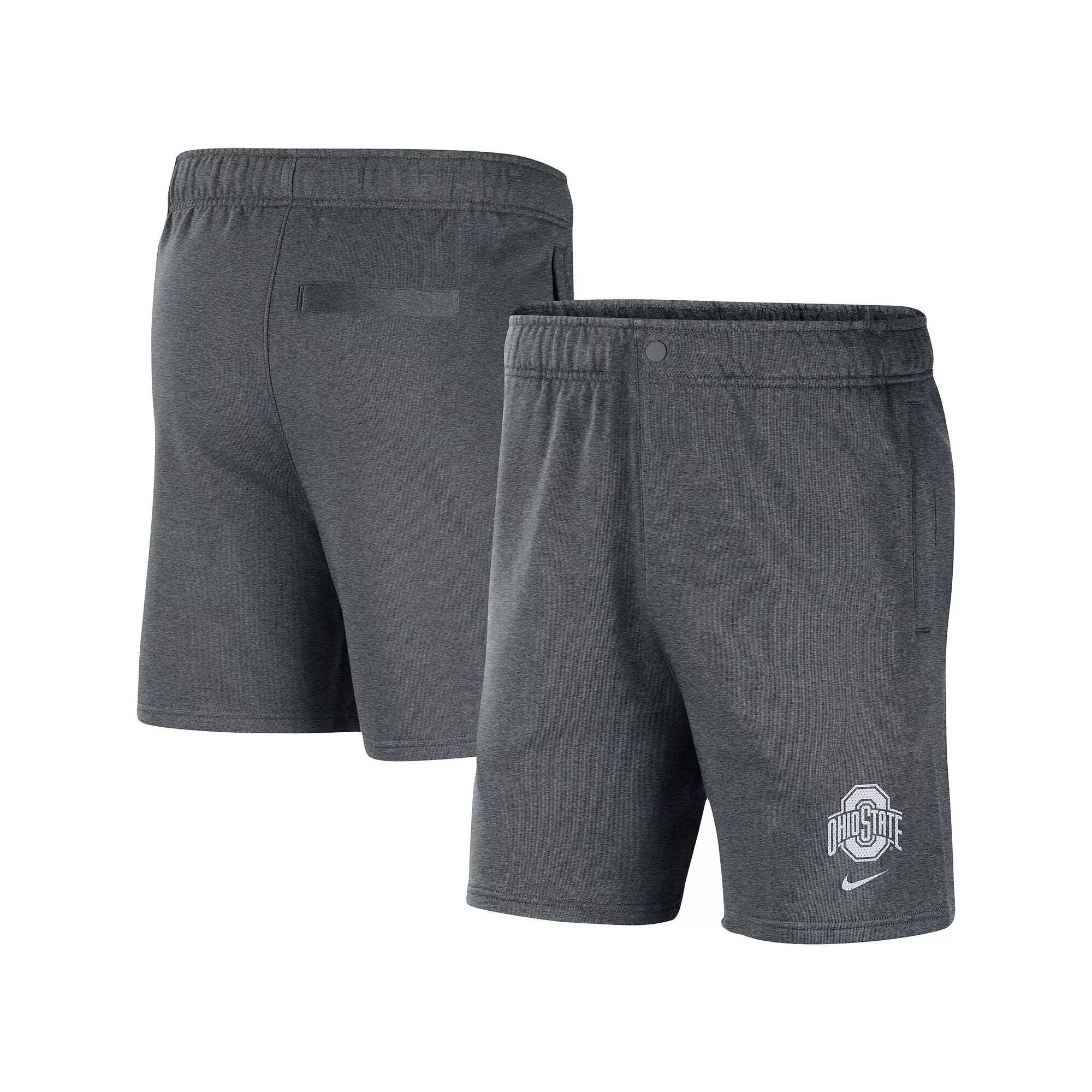 Men's Nike Gray LSU Tigers Fleece Shorts, Size: Small, Grey Product Image