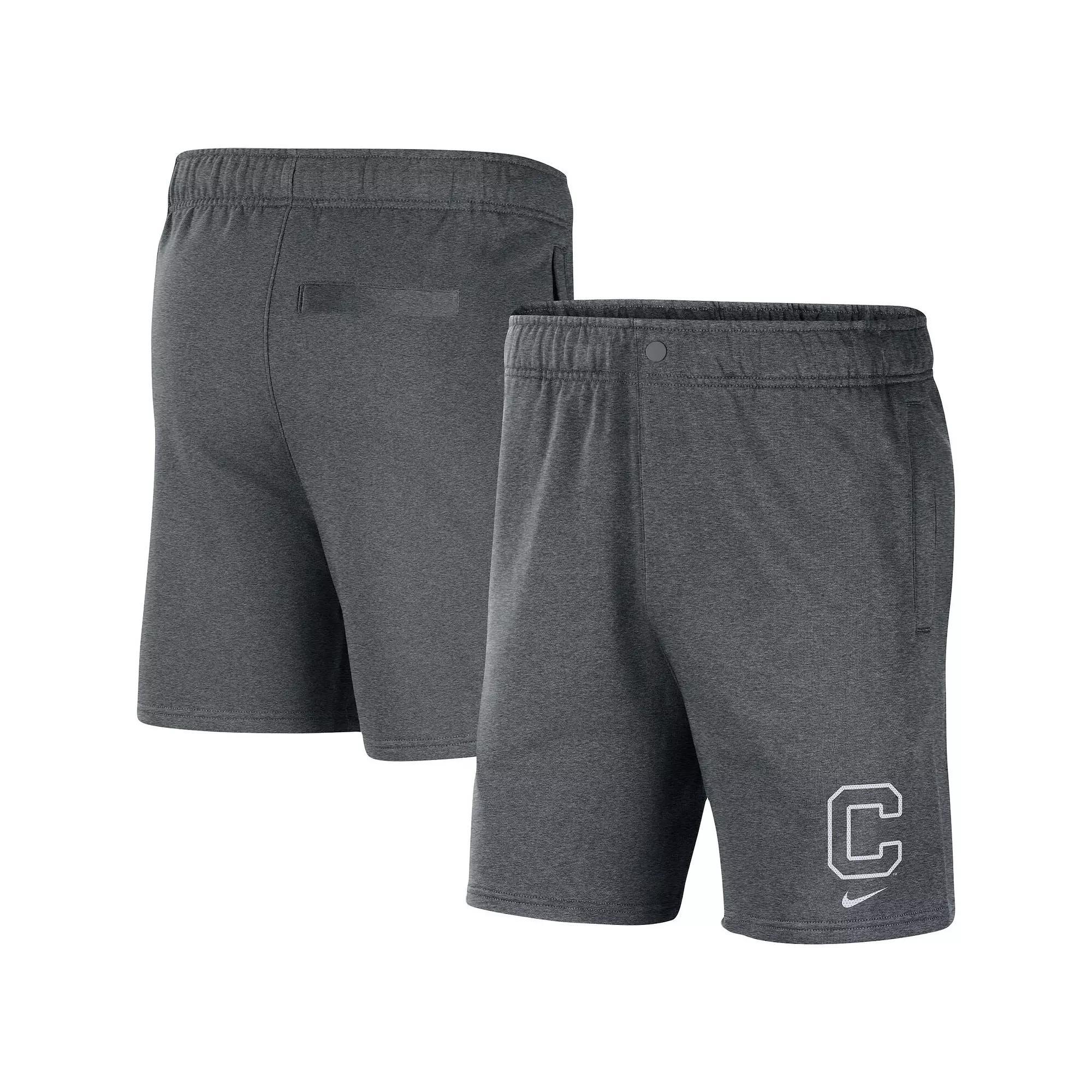 Men's Nike Gray Clemson Tigers Fleece Shorts, Size: XL, Grey Product Image