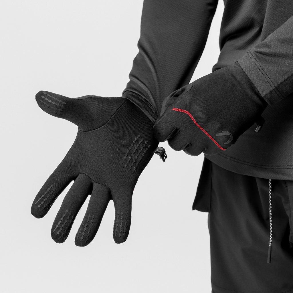 0671. Aeroheat® Lightweight Gloves - Black/Black Product Image