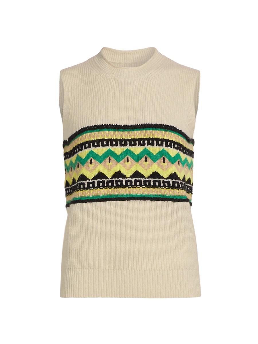 Womens Chalet Wool-Cashmere Sweater Vest Product Image