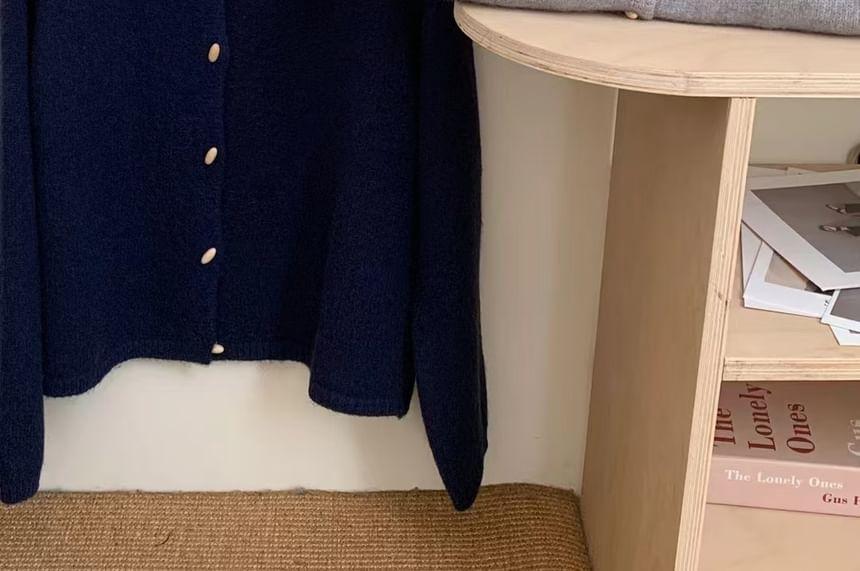V-Neck Toggle Cardigan Product Image
