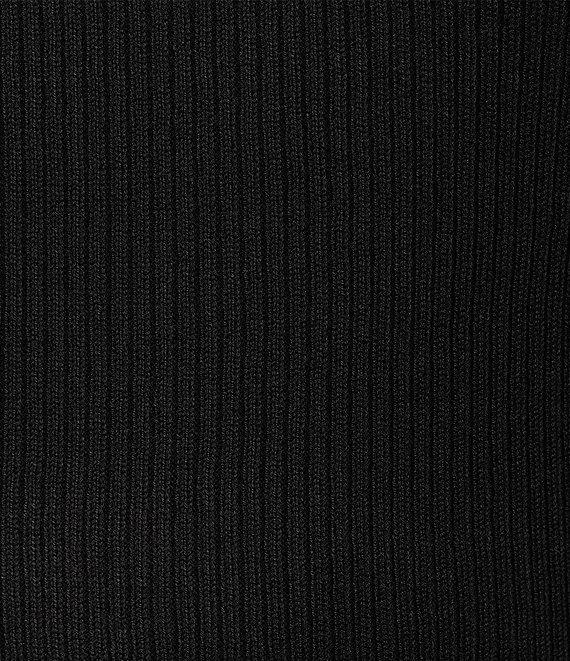 DKNY By Donna Karan Knit Illusion Crew Neck Sleeveless Top Product Image
