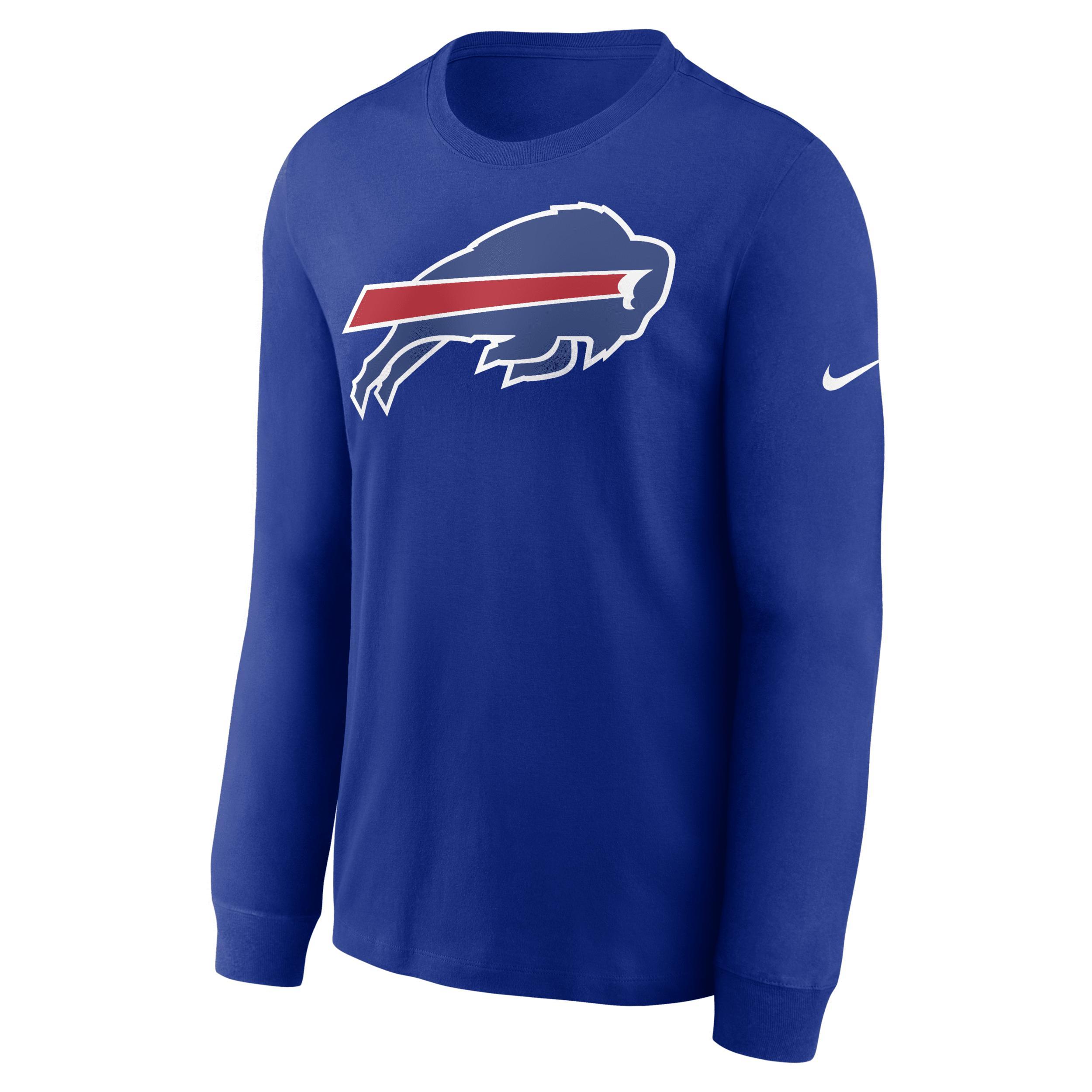 Mens Nike Royal Buffalo Bills Primary Logo Long Sleeve T-Shirt Product Image