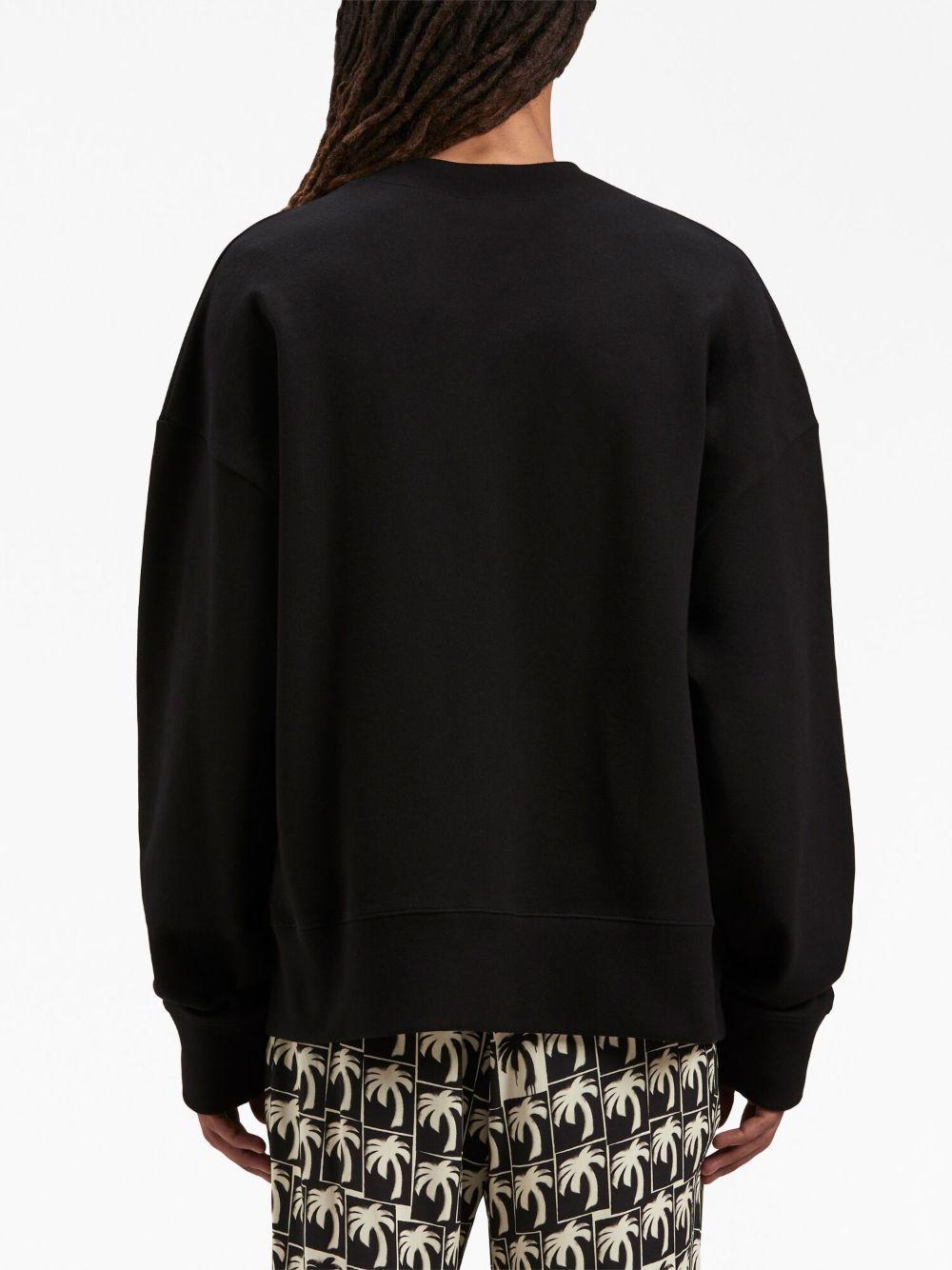 logo-print crew-neck sweatshirt Product Image
