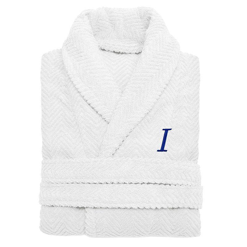 Linum Home Textiles Turkish Cotton Personalized Herringbone Weave Bathrobe, Womens Product Image