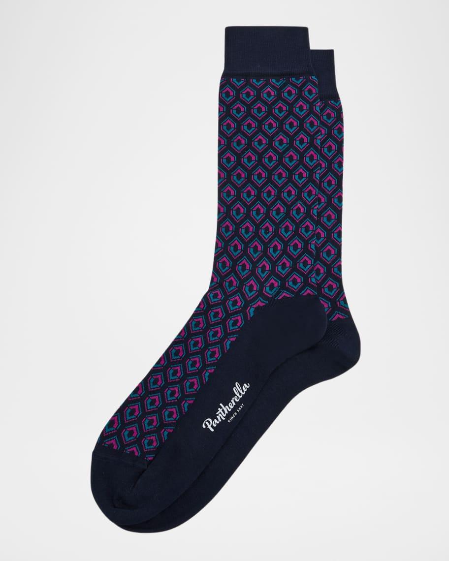 Mens Beckford Geometric Crew Socks Product Image