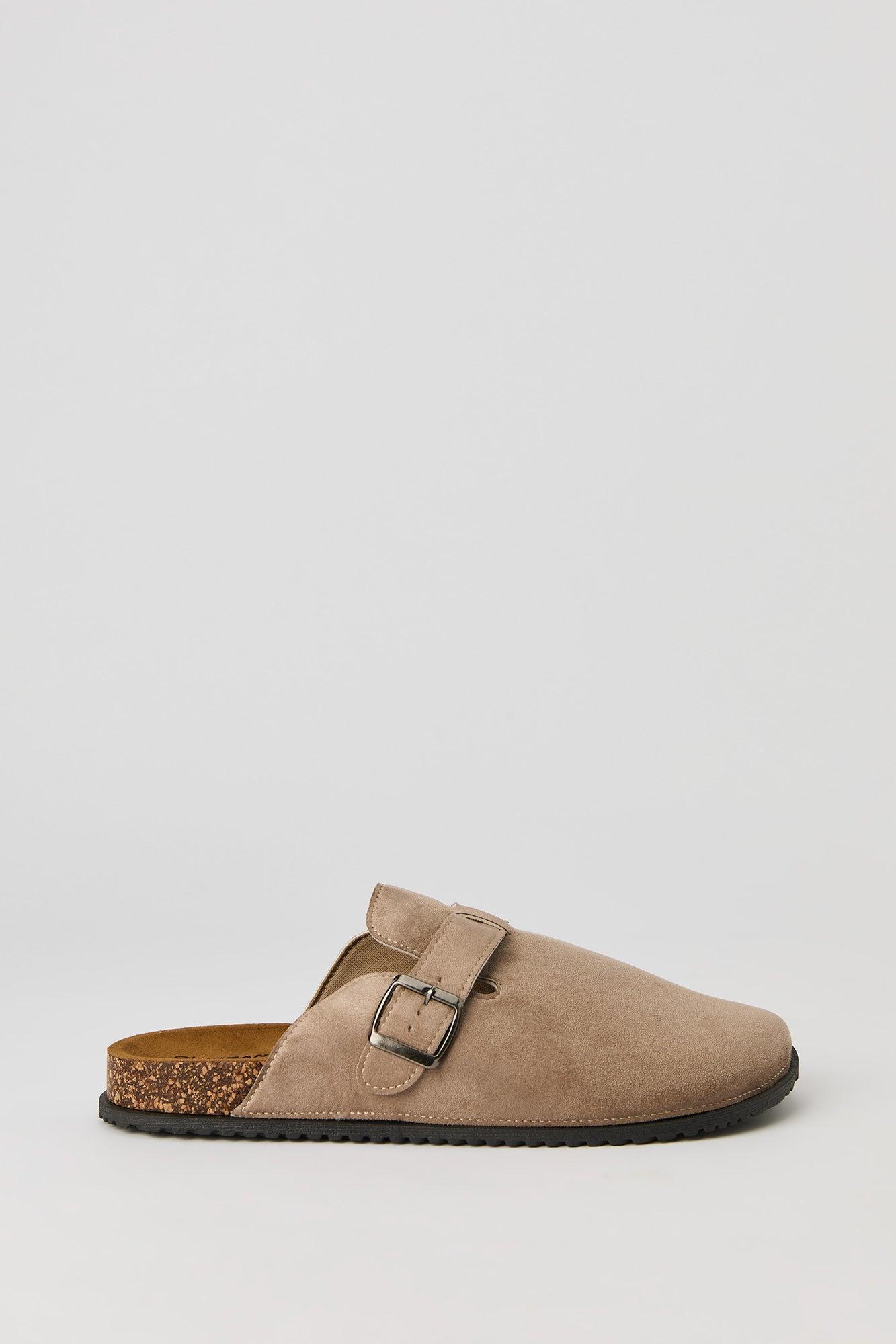 Faux Suede Clog Sandal Male Product Image