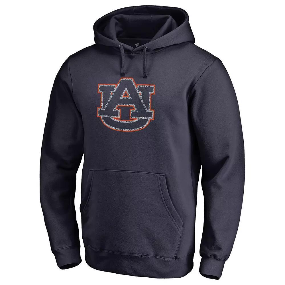 Men's Fanatics Branded Navy Atlanta Braves Static Logo Pullover Hoodie, Size: 2XL, Blue Product Image