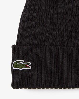 Rib Knit Brushed Wool Beanie Product Image