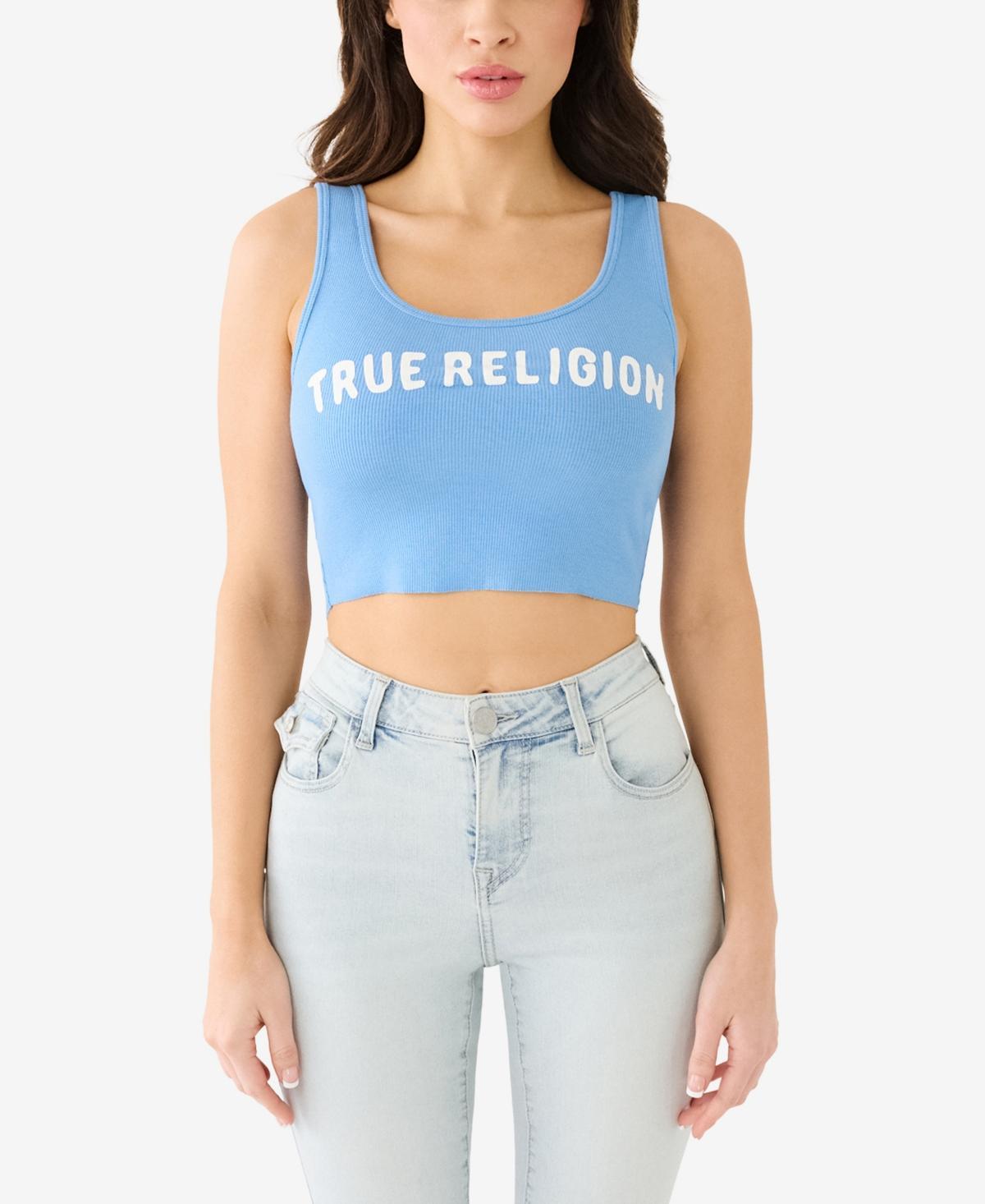 True Religion Womens Utility Cut Hem Tank Top Product Image