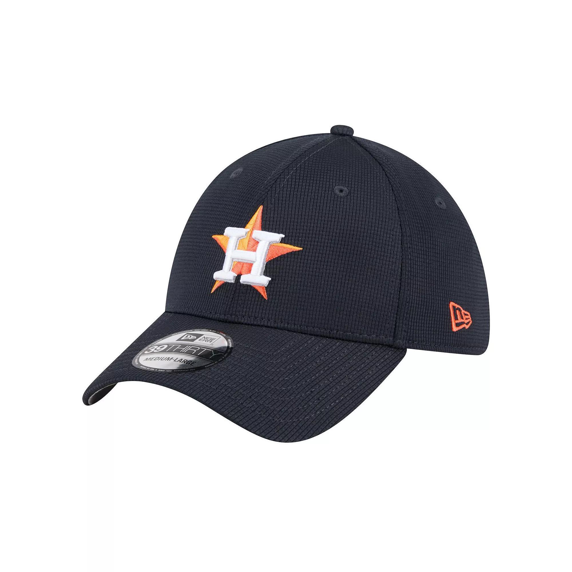 Men's New Era Navy Houston Astros Active Pivot 39THIRTY Flex Hat, Size: Medium/Large, Blue Product Image