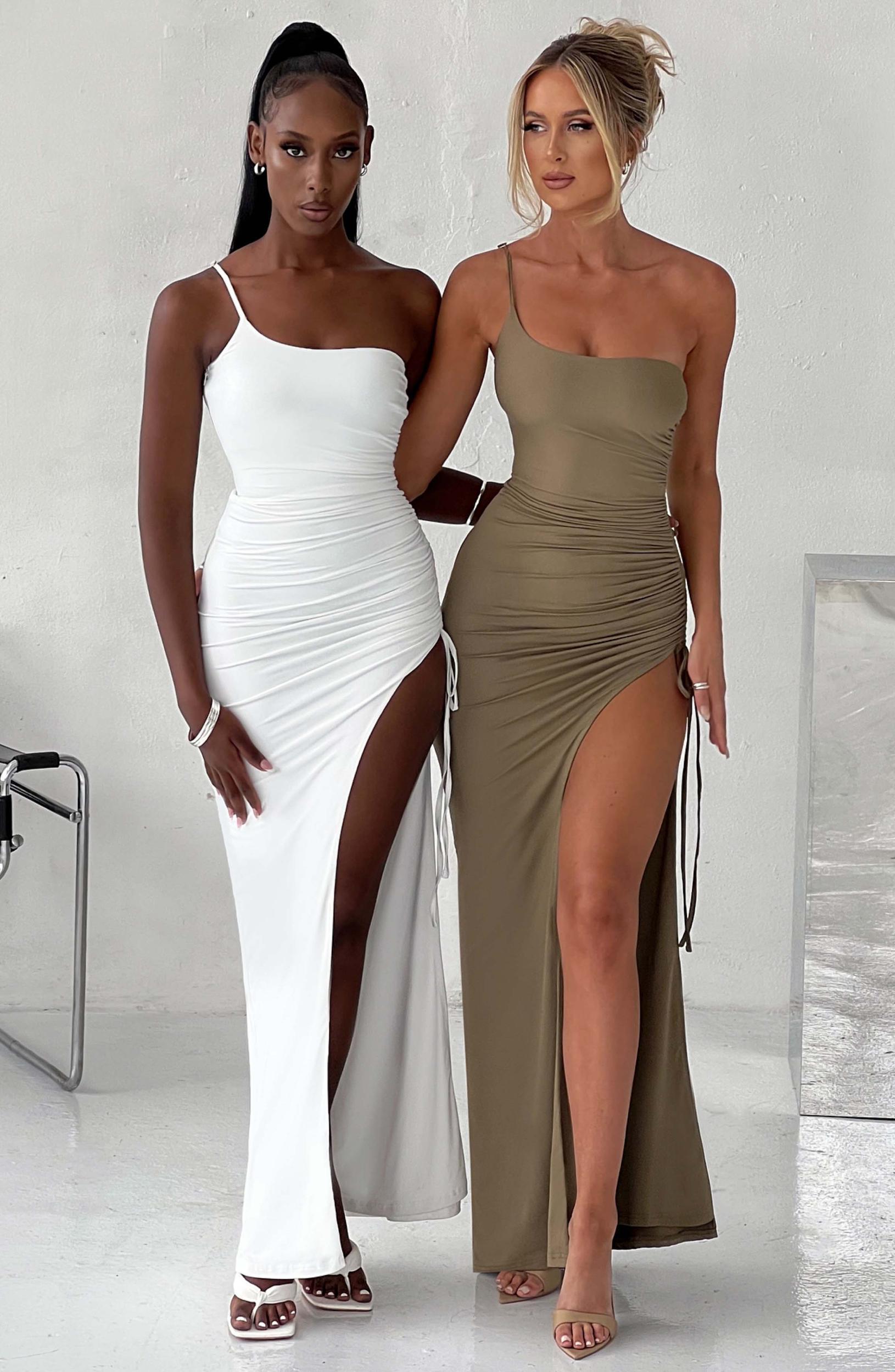 Zuri Maxi Dress - Khaki Product Image