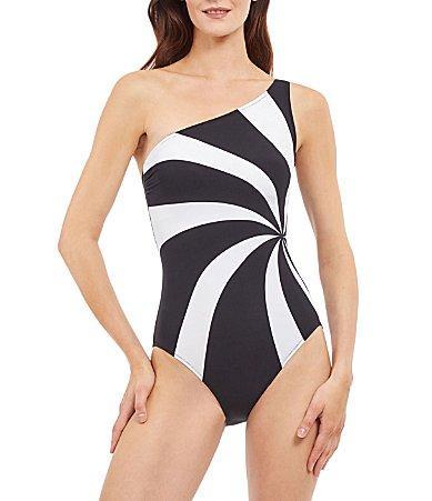 Womens Timeless One-Shoulder One-Piece Swimsuit Product Image