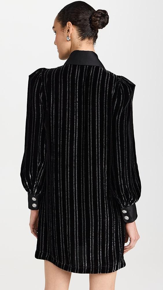 Zimmermann Illustration Velvet Mini Dress | Shopbop Product Image