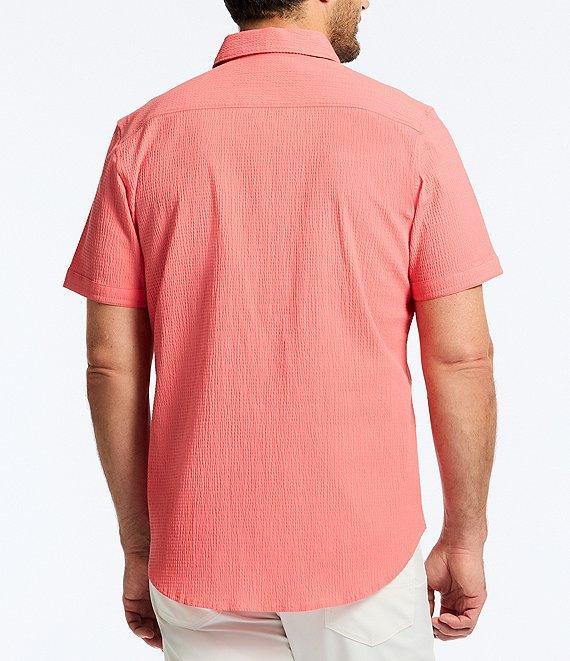Robert Graham Thresher Stretch Seersucker Short Sleeve Woven Shirt Product Image