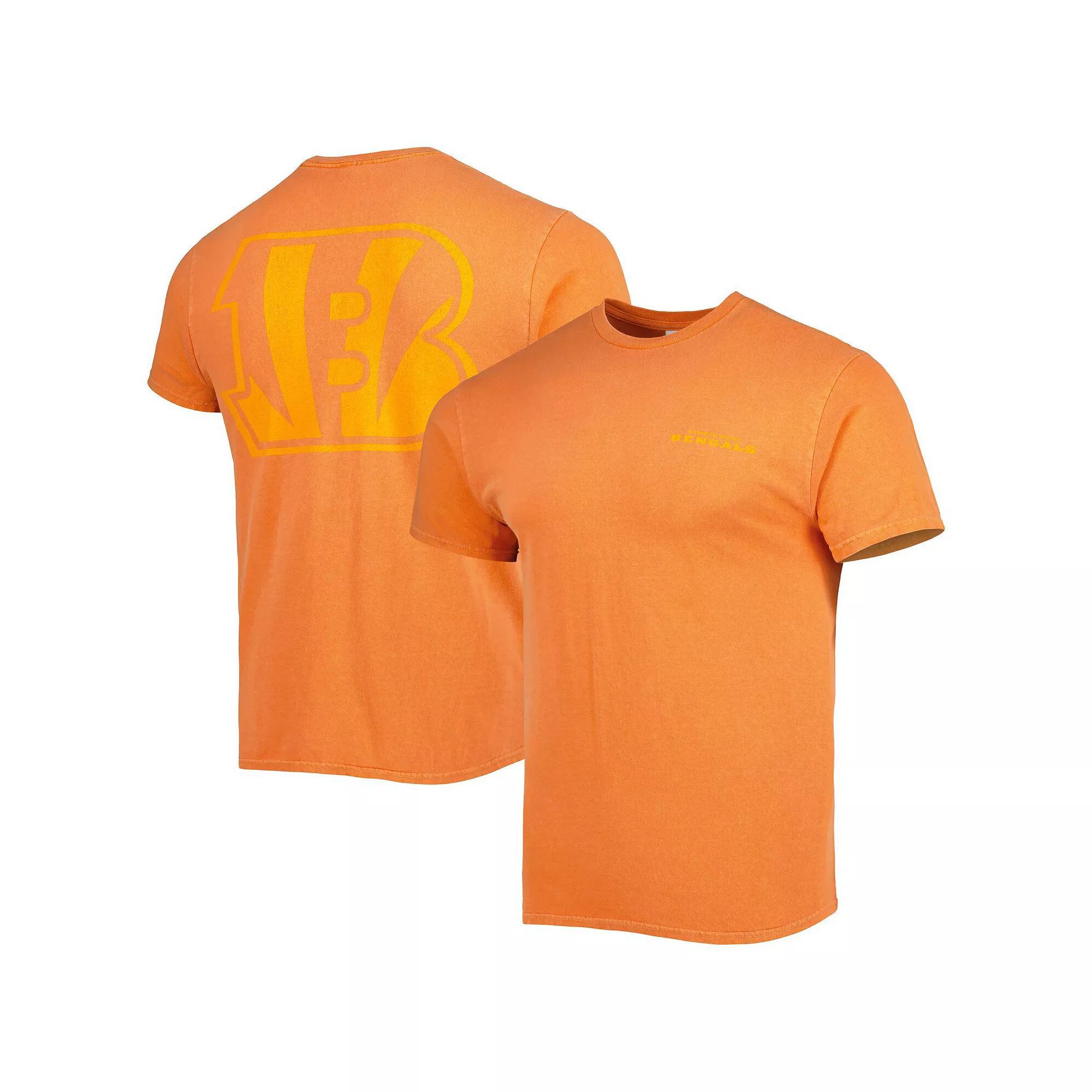 Men's '47 Orange Cincinnati Bengals Fast Track Tonal Highlight T-Shirt, Size: Large Product Image