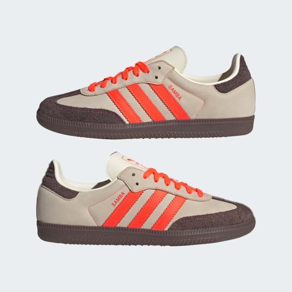 adidas Samba OG Shoes Solar Orange M 4.5 / W 5.5 Womens Product Image