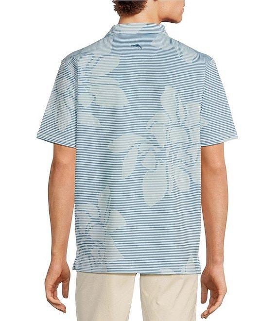Tommy Bahama IslandZone Costa Wave Grande Fiorisce Short Sleeve Polo Shirt Product Image