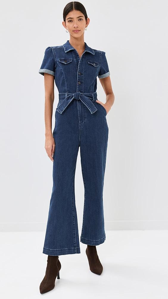 PAIGE Anessa Short Sleeve Jumpsuit | Shopbop Product Image