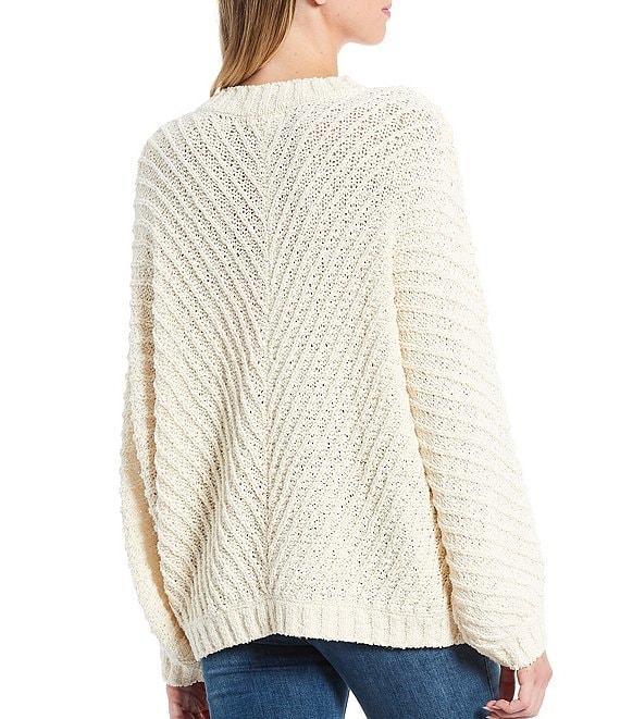 Rip Curl Classic Surf Textured Knit Crew Neck Sweater Product Image