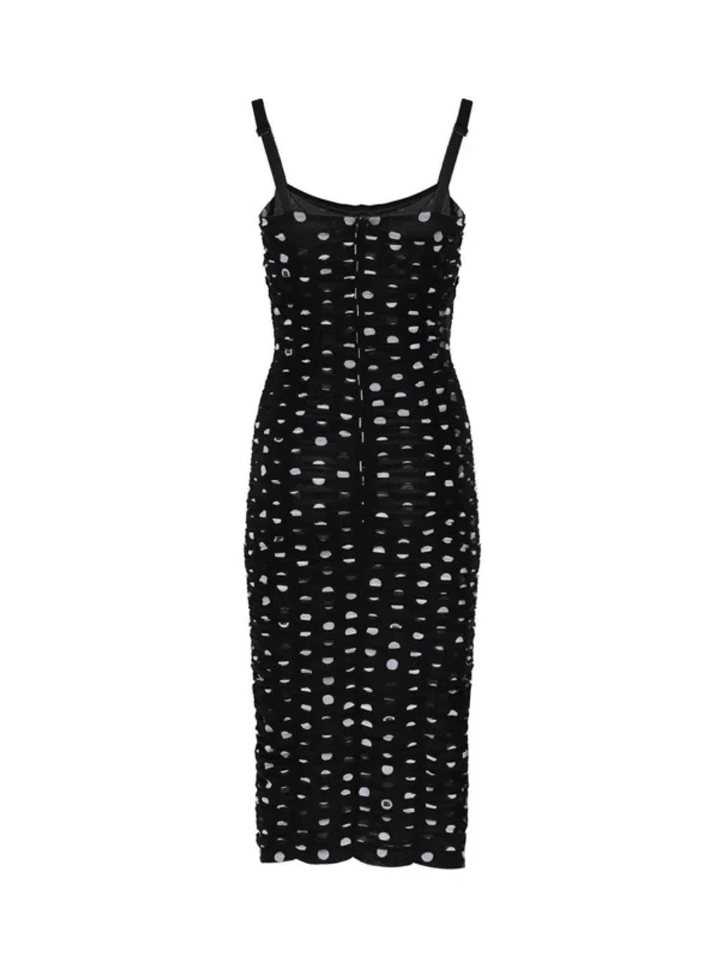 DOLCE & GABBANA Women Abito Mambo Italiano In Black Product Image