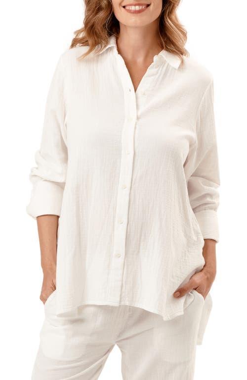 Nom Maternity The Everyday Cotton Maternity Shirt Product Image