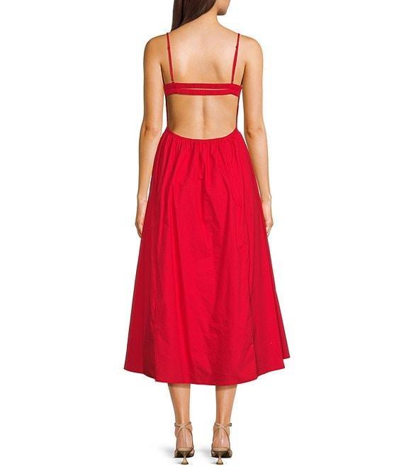 NIA Destene Sleeveless Sweetheart Maxi Dress Product Image