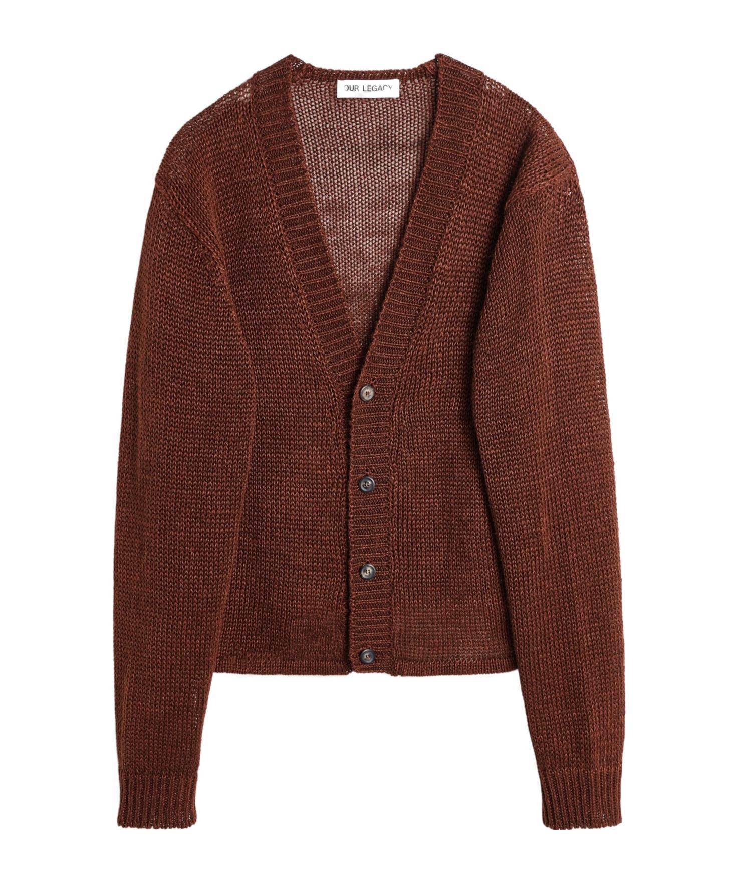 OUR LEGACY Academy Cardigan In Black Product Image