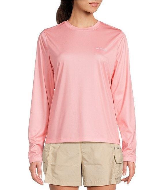 Columbia Women's Bahama Graphic Print Crew Neck Long Sleeve Shirt Product Image