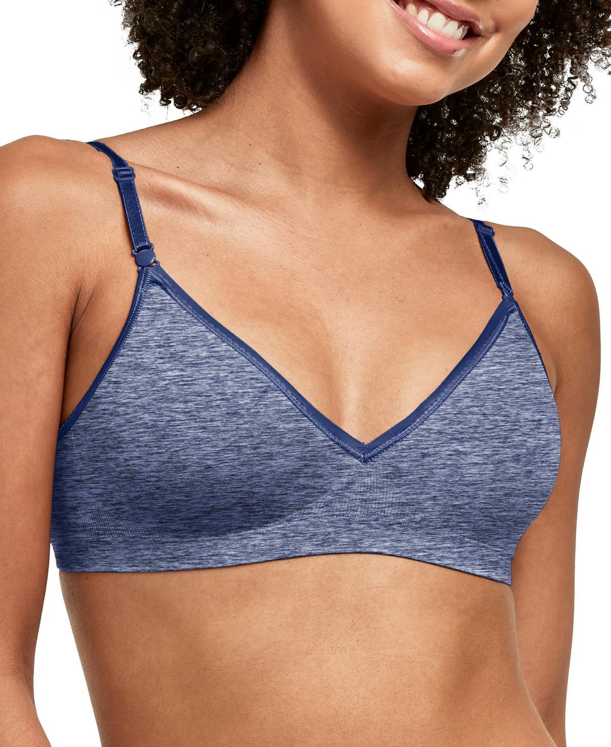 Hanes Comfy Support Womens Wireless T-Shirt Bra, Comfort Flex Fit Nude Heather XL Product Image