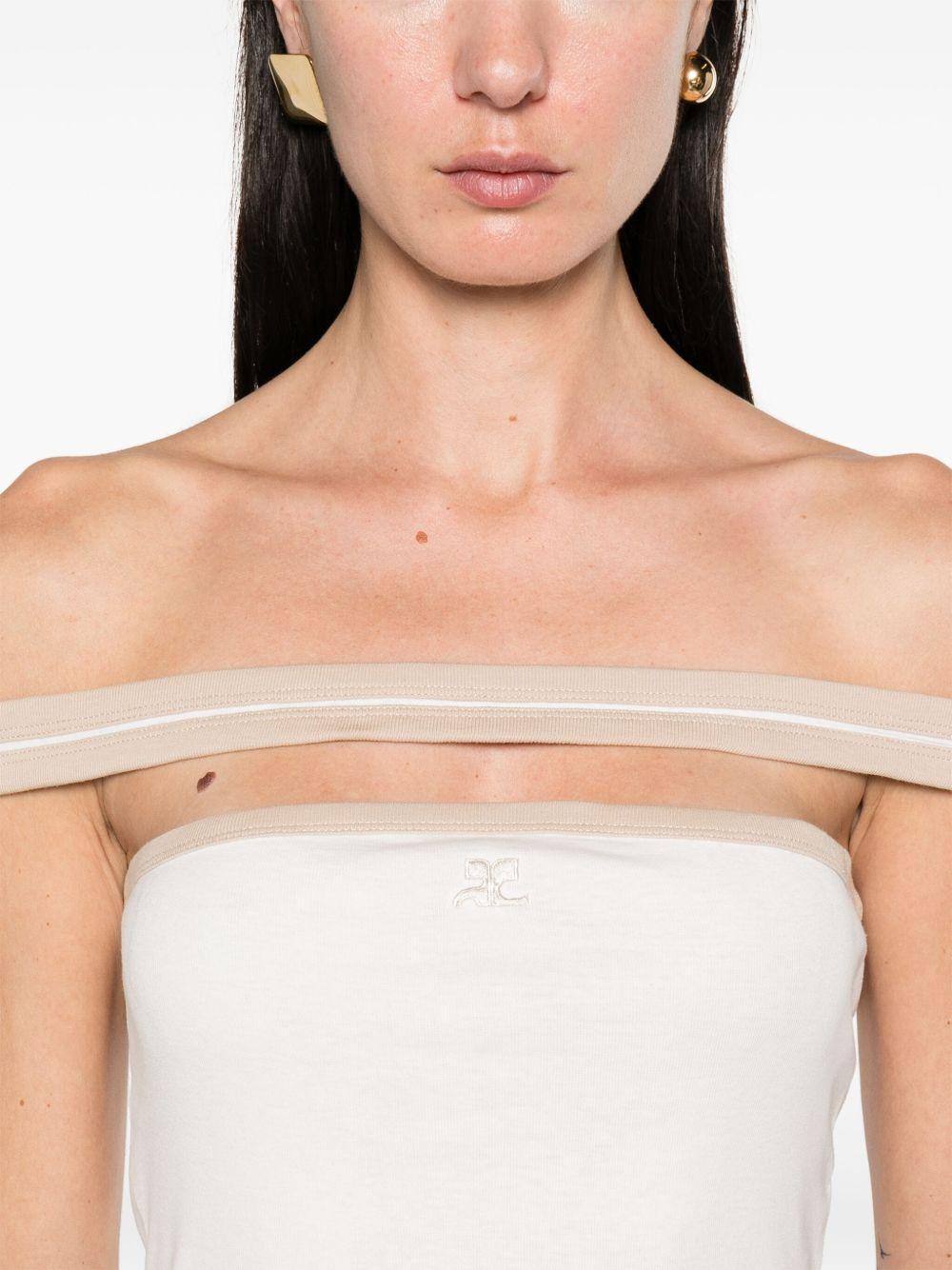 Hyperbole Contrast sleeveless top  Product Image