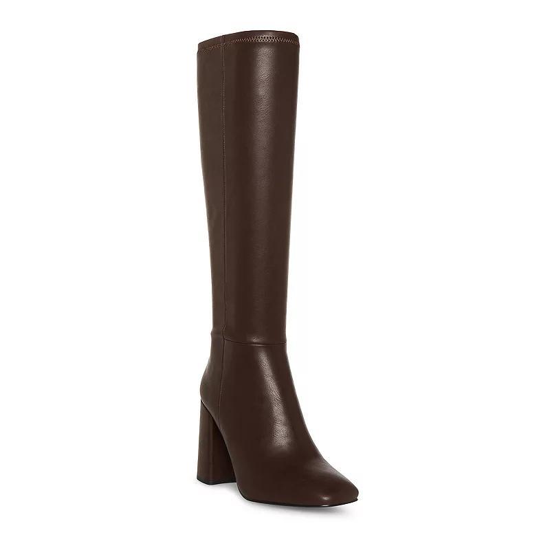madden girl Winslow Women's Knee-High Boots, Size: 9.5, Dark Brown Product Image