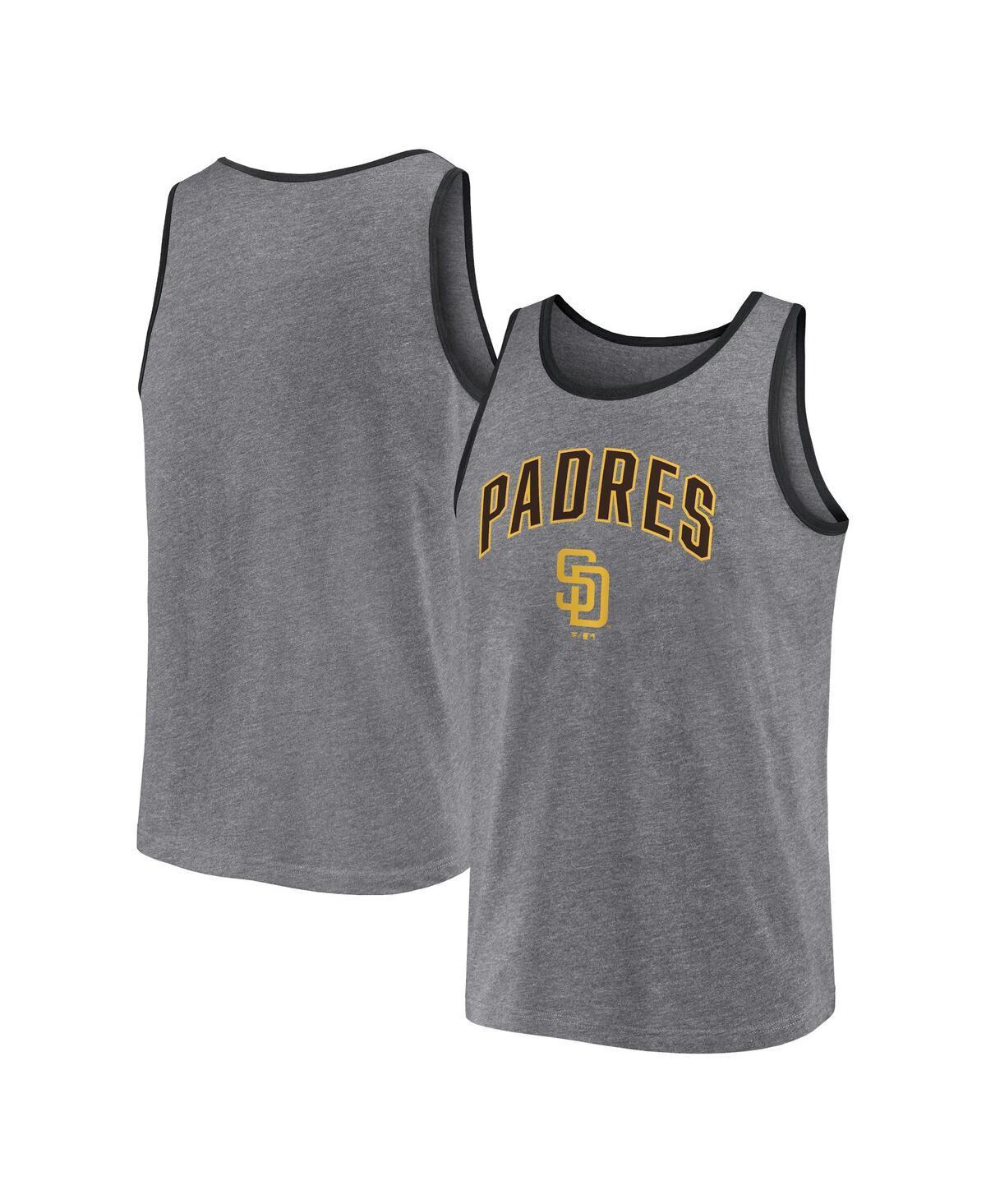 Mens Fanatics Branded Heather Gray San Diego Padres Primary Tank Top Product Image