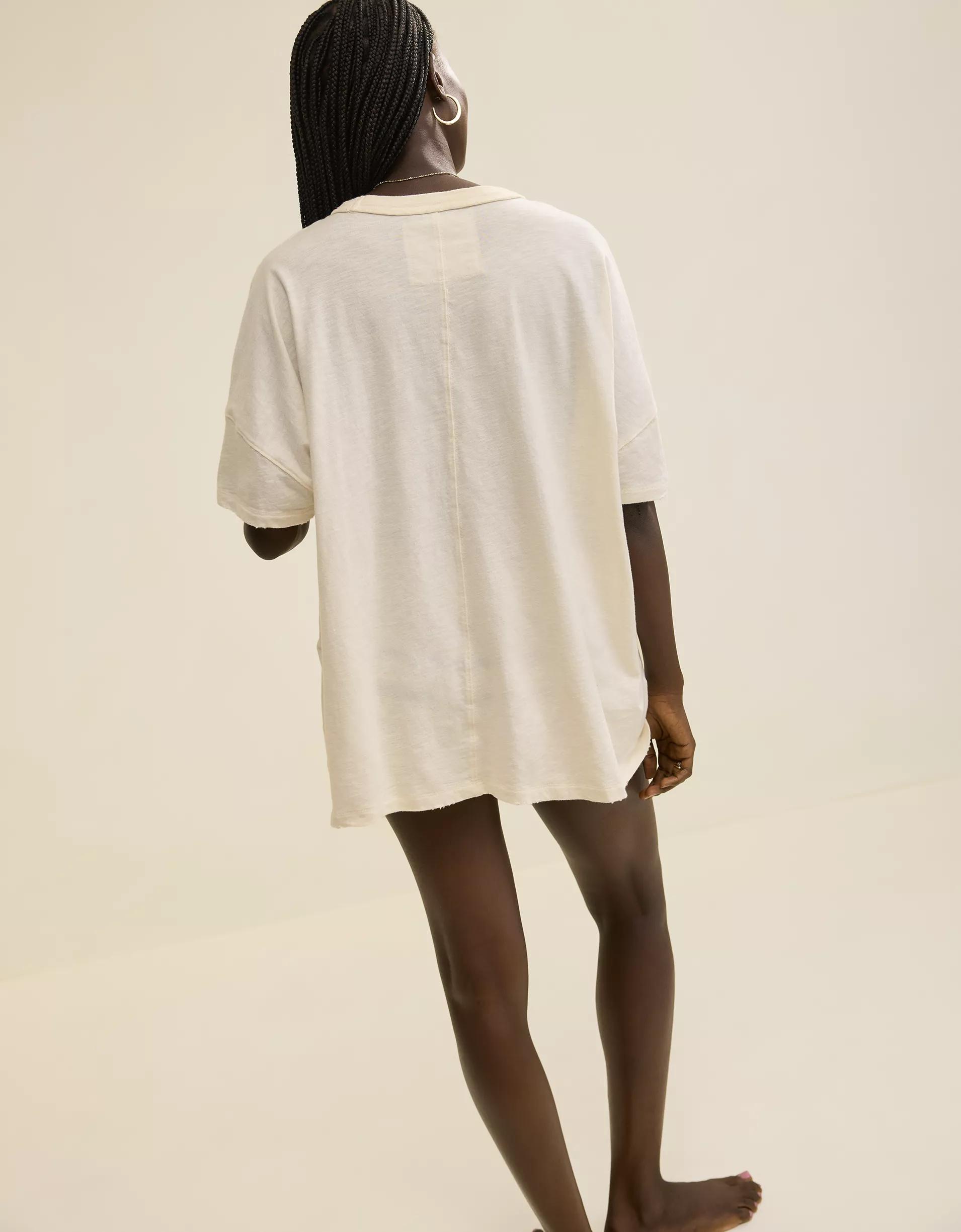 Aerie Oversized Crew Boyfriend T-Shirt Product Image