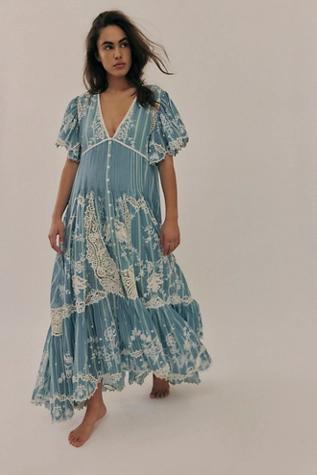 Blue Bonnet Maxi Dress Product Image